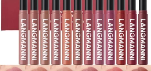 12Pcs Velvet Matte Lipstick Nude Matte Soft Dark Color Stick High Pigmented Long-Lasting Waterproof Lip Stick Lip Balm Beauty Cosmetics Gift for Women(01#-12#)
